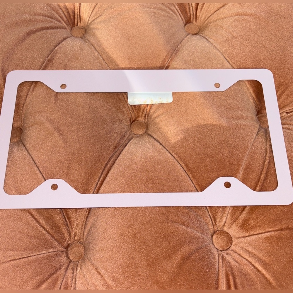Pink License Plate Frame - Picture 6 of 6